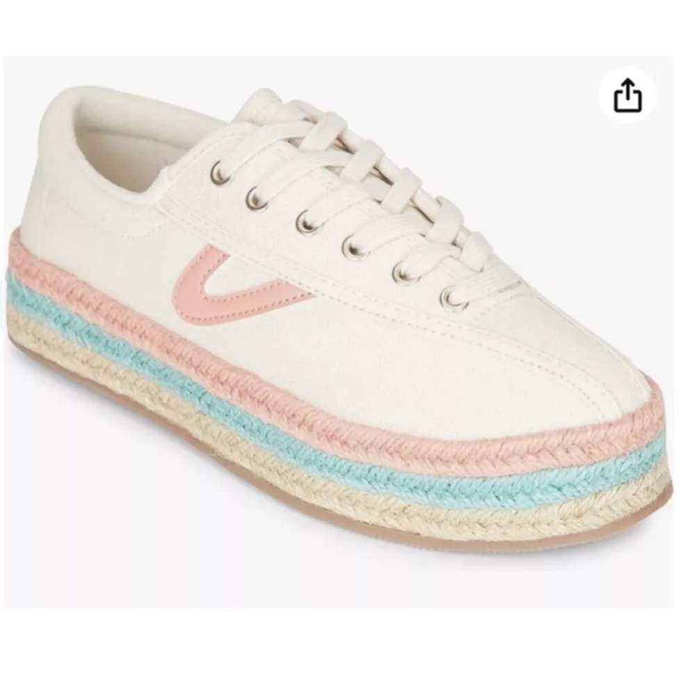 Tretorn Nylite Plus Espadrille Platform Lace Up Sneaker Women’s Size 11